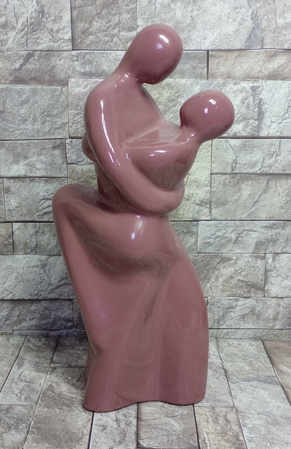 Mid Century Modern Haeger Pottery Couple Dancing Tango Sculpture Abstract Statue