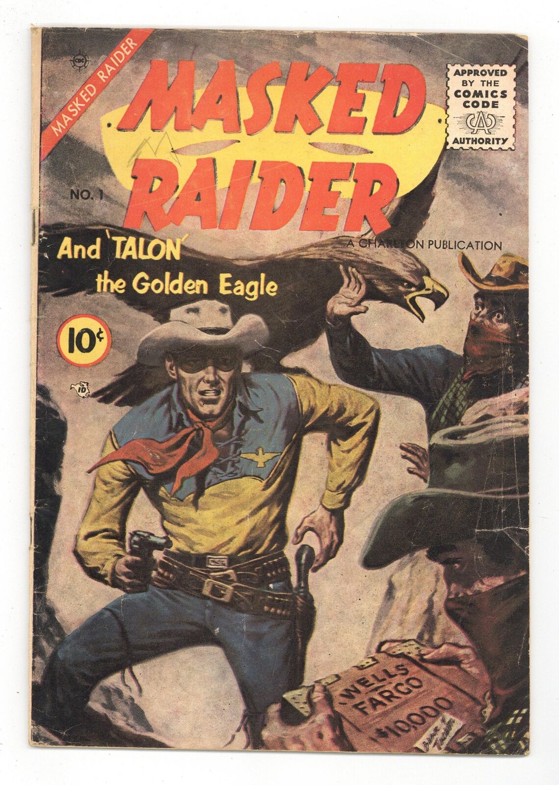 Masked Raider #1 GD- 1.8 1955