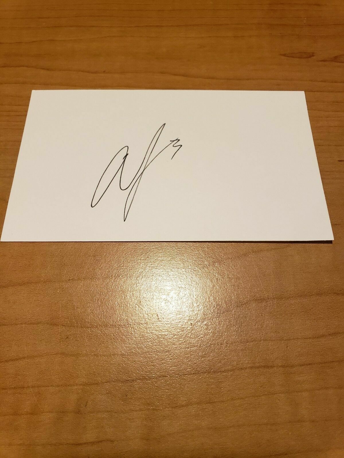 NICK GARCIA - SOCCER  -AUTHENTIC AUTOGRAPH SIGNED INDEX CARD - A6489