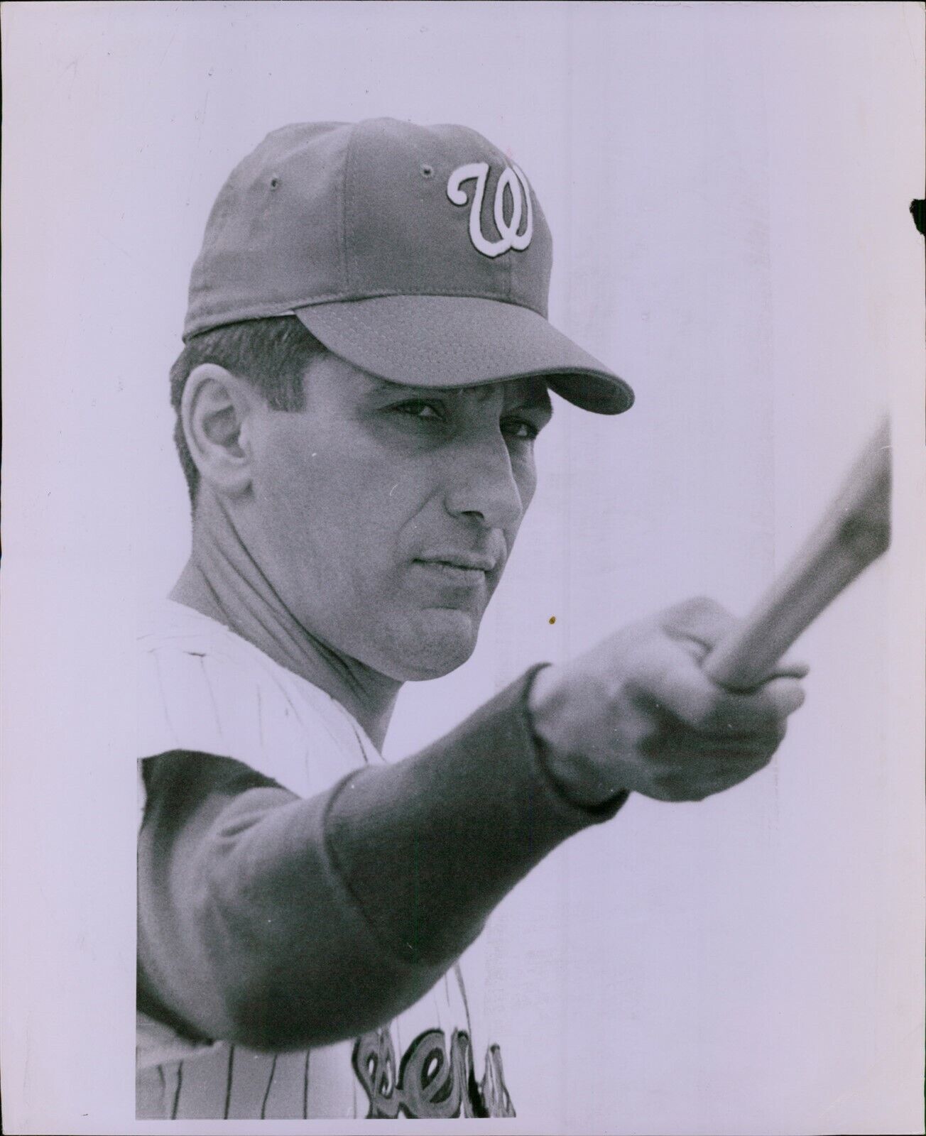 LG814 1969 Original Photo JOE CAMACHO Washington Senators Baseball Coach MLB