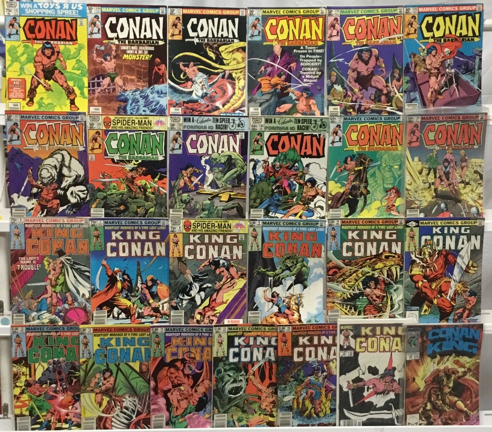 Marvel Comics - Conan / King Conan - Comic Book Lot of 25 Issues
