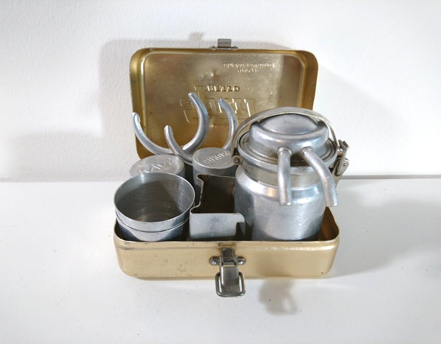 Vintage Mini Camping Espresso Coffee Maker Set SPORT PRESSO Complete