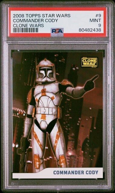 Commander Cody 2008 Topps Star Wars Clone Wars PSA 9 Mint #9