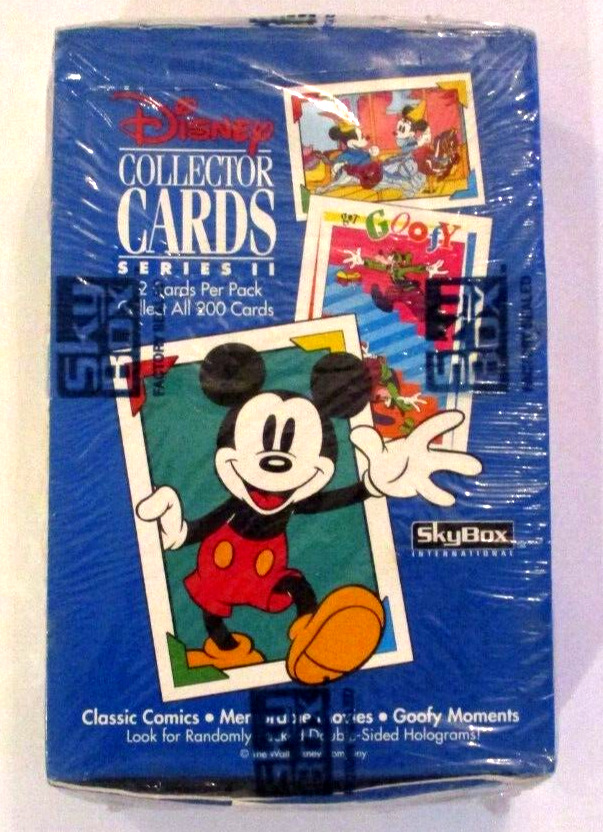 Skybox 1992 Disney Collector Cards Series 2 factory sealed Hobby Box
