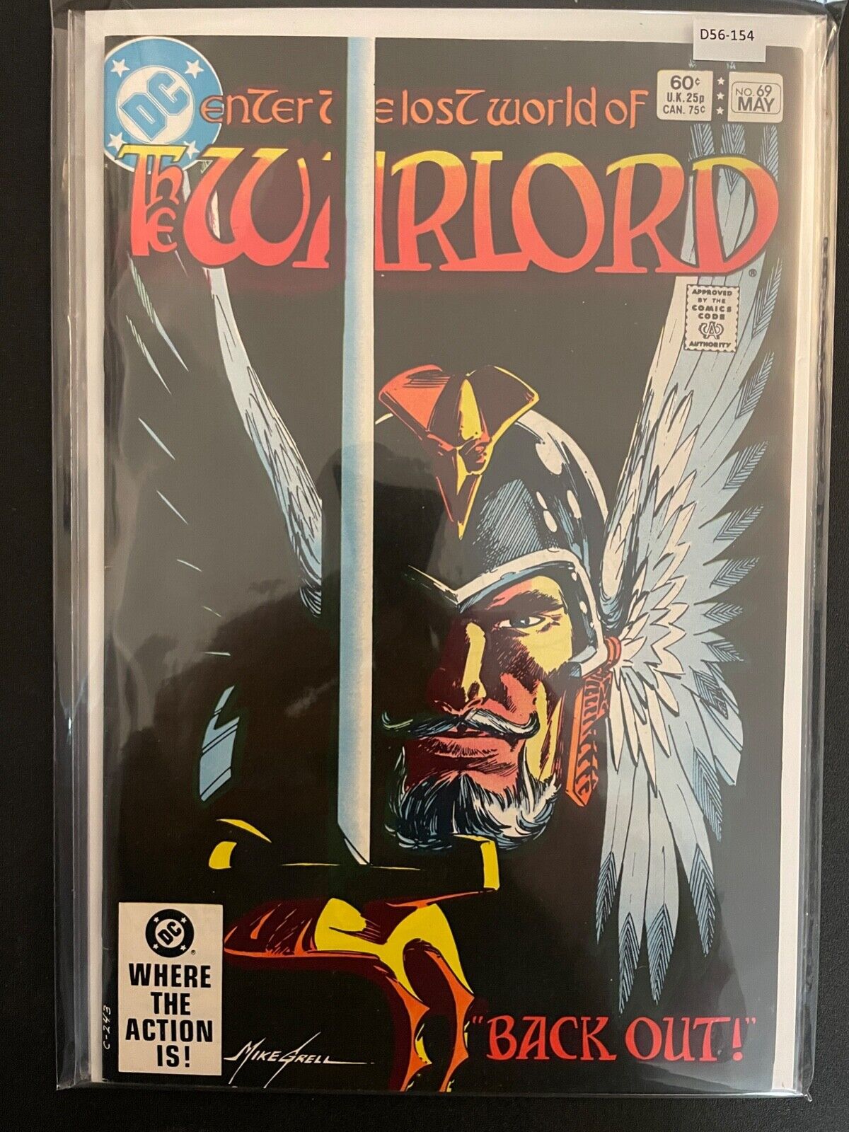 The Warlord 69 Higher Grade DC Comic Book D56-154