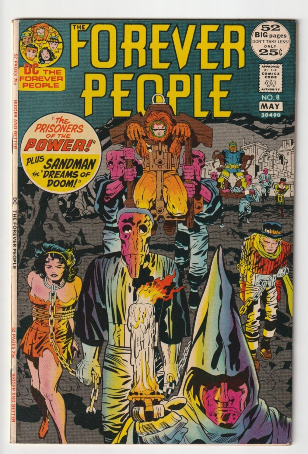 Forever People #8 (DC Comics 1972) VF/NM 1st Billion Dollar Bates Darkseid Kirby