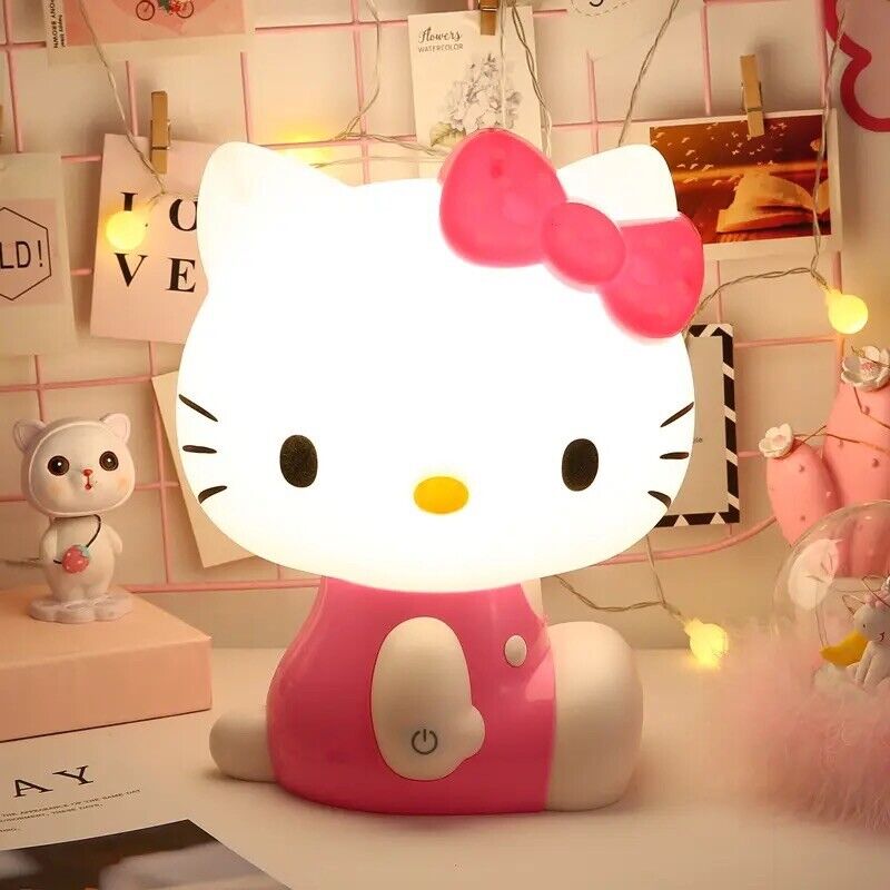 Japanese cute Hello Kitty LED Lamp Touch LED night light girls gift new