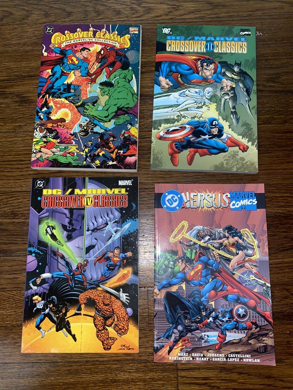 Marvel DC Crossover Classics TPB lot Spider-Man Superman Batman X-men Lot