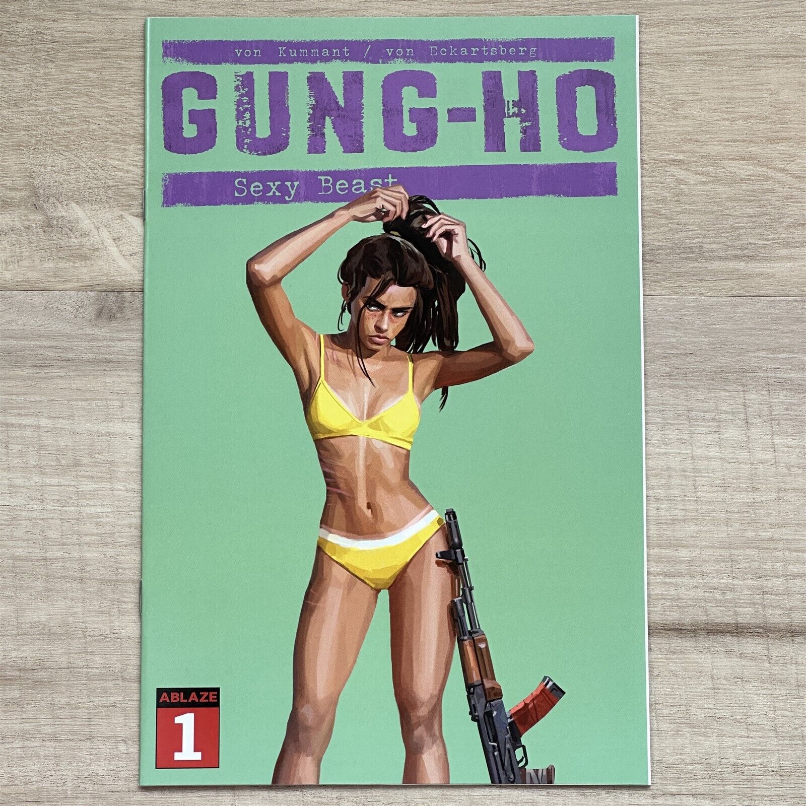 GUNG-HO SEXY BEAST #1 2021 DANIEL CLARKE SEXY BIKINI GOOD GIRL ART COVER A