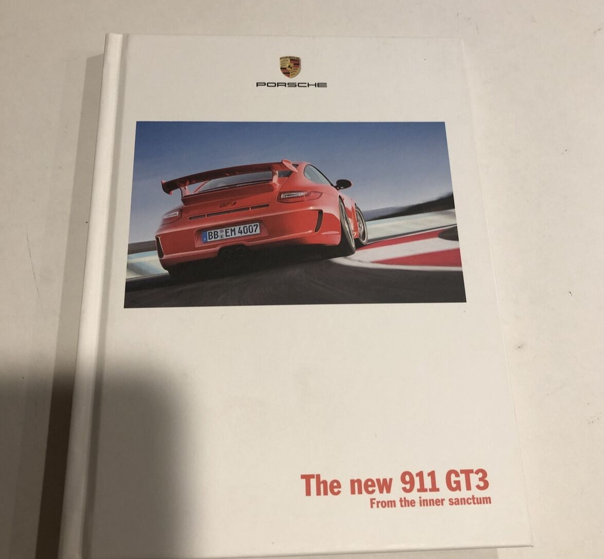 RARE AWESOME New 911 GT 3 The inner sanctum showroom book 2008