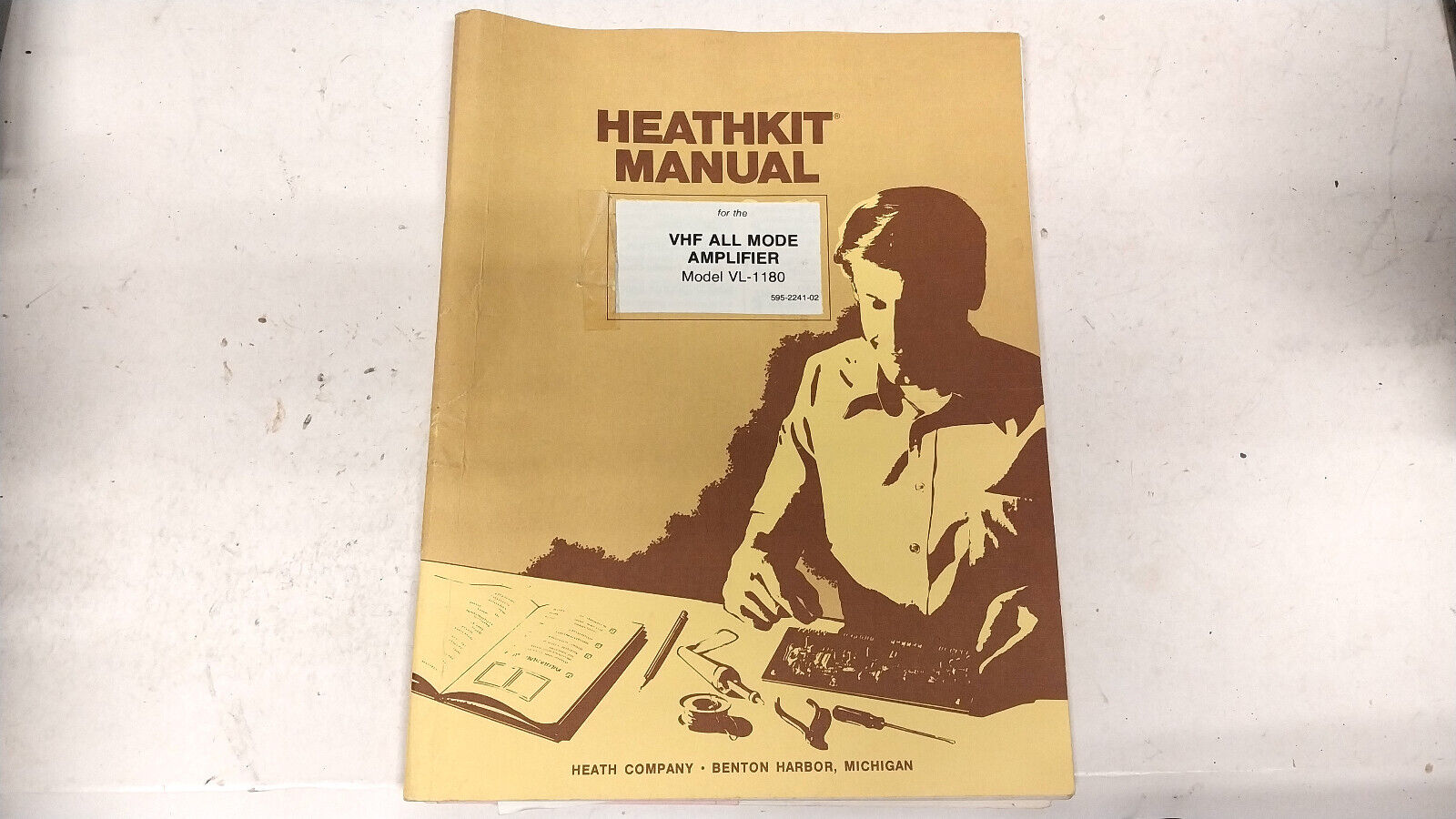 Nice Heathkit VHF Amplifier VL-1180 Manual / Old Vintage Ham Radio Heath Kit