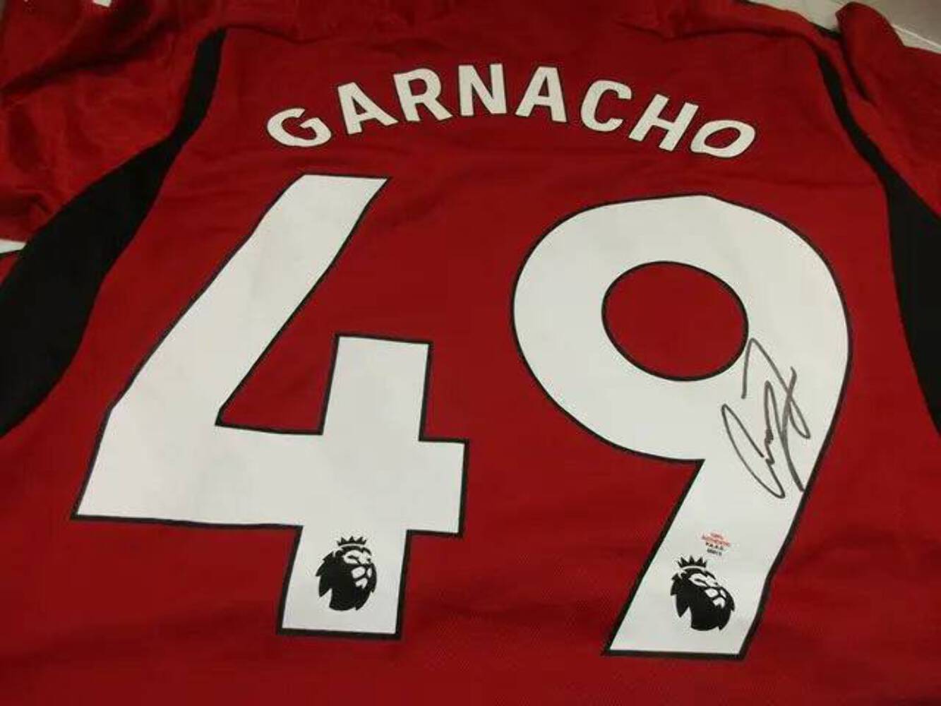 Alejandro Garnacho signed autographed soccer jersey PAAS COA 813