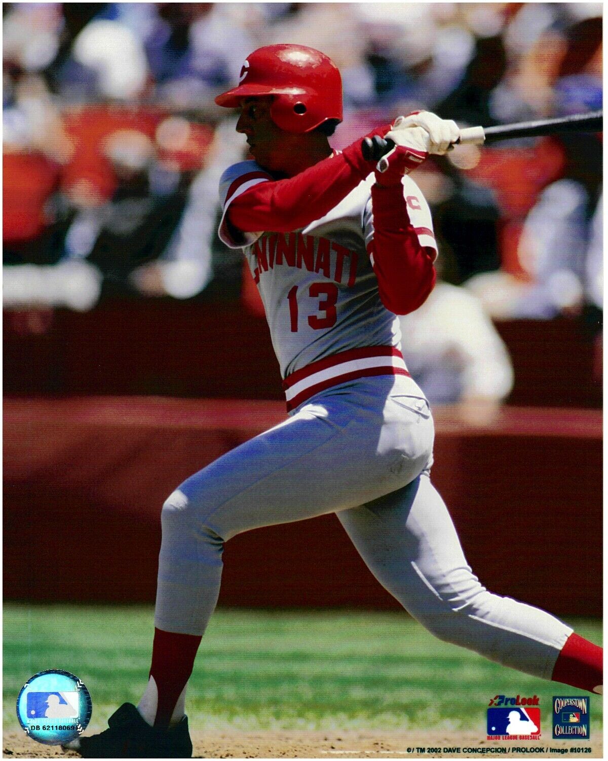 Dave Concepcion Cincinnati Reds LICENSED 8x10 Baseball Photo