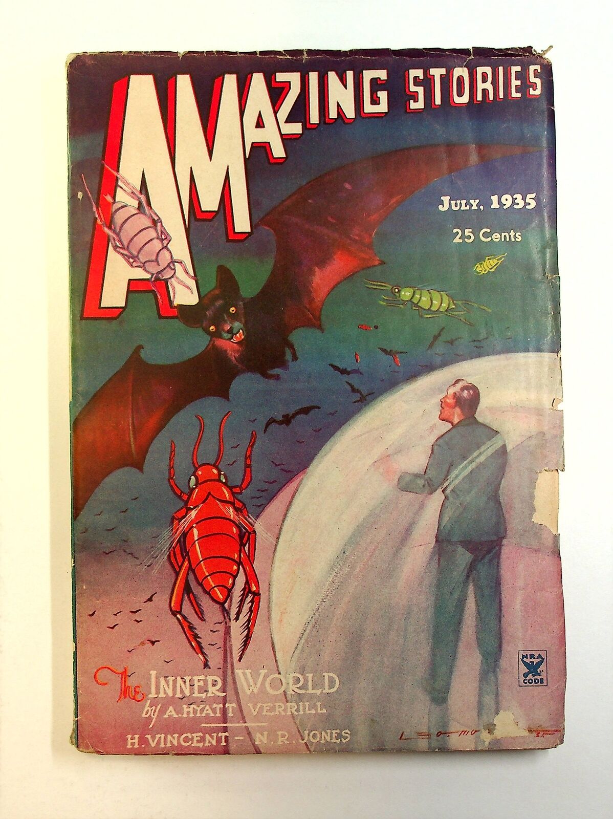 Amazing Stories Pulp Vol. 10 #4 VG+ 4.5 TRIMMED 1935