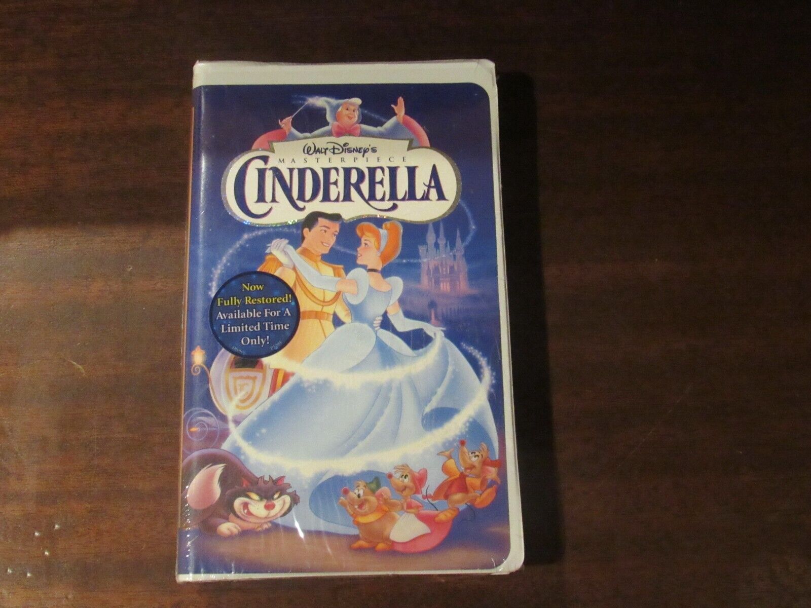 RARE Cinderella SEALED VHS Walt Disney Masterpiece 1995 Brand New NL7
