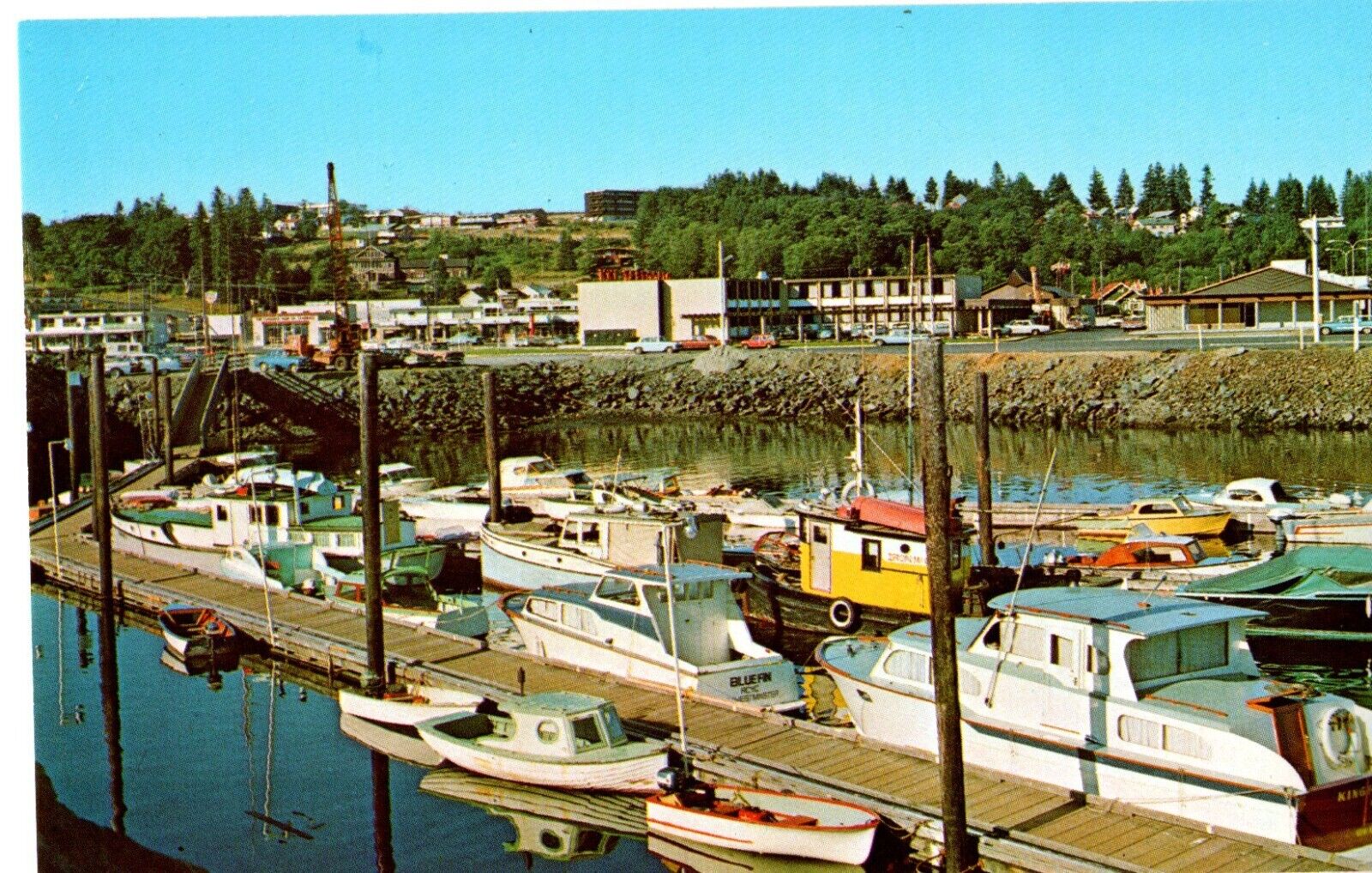 Waterfront at Campbell River, View of Vancouver Island, Canada Postcard