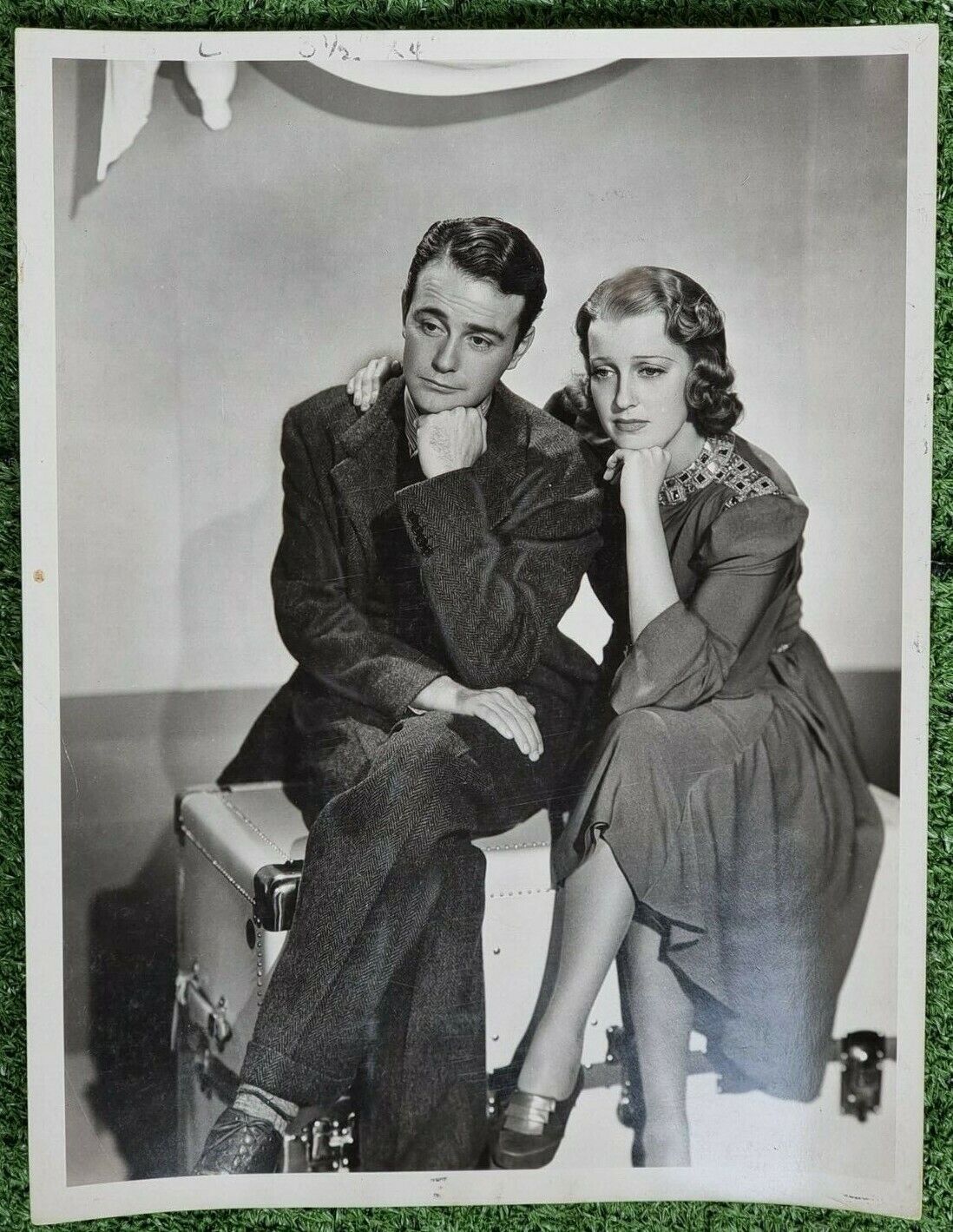 JEANETTE MacDonald + LEW AYRES 1939 SINCLAIR BULL LARGE PORTRAIT ORIG Photo XXL