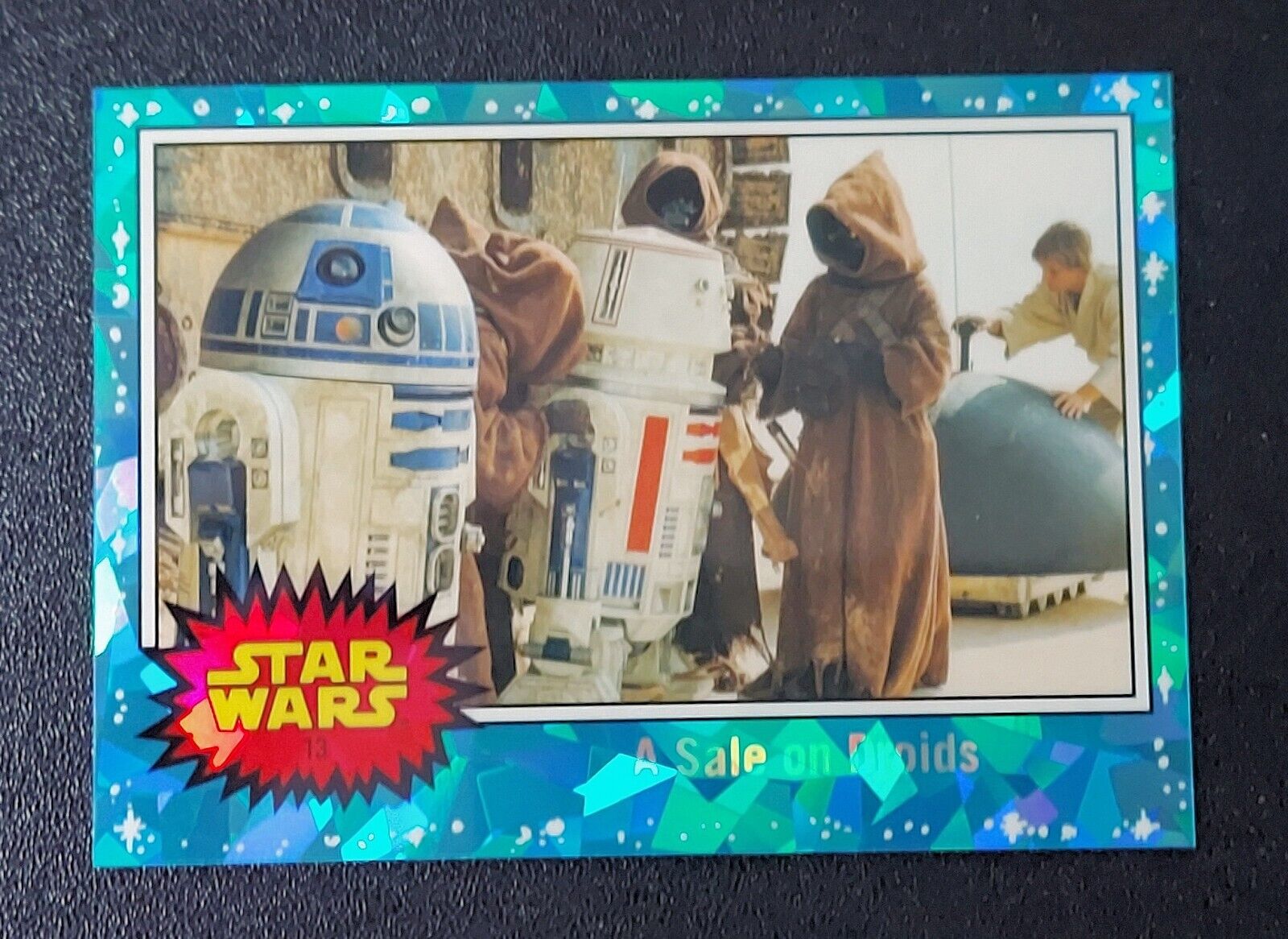 2022 Topps Chrome Star Wars A Sale on Droids Jawa R5-D4 R2-D2 #13 MINT Vintage