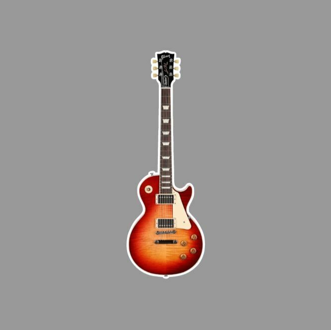 1959 Les Paul Guitar Die Cut Glossy Fridge Magnet