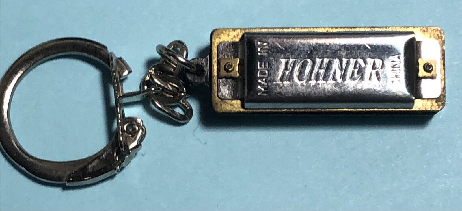 Hohner Mini Harmonica ,Novelty Keychain Very Good Condition