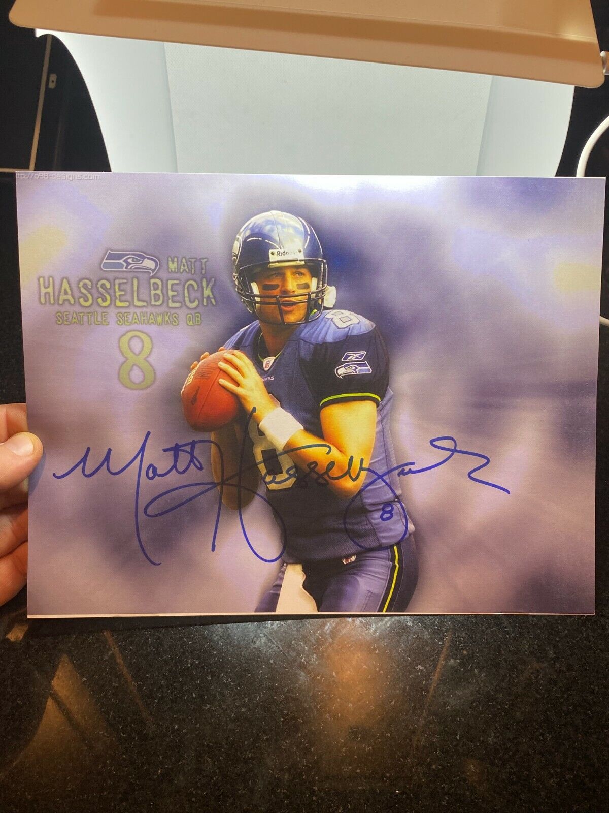 Matt Hasselbeck Autographed Seattle Seahawks 8x10 Photo