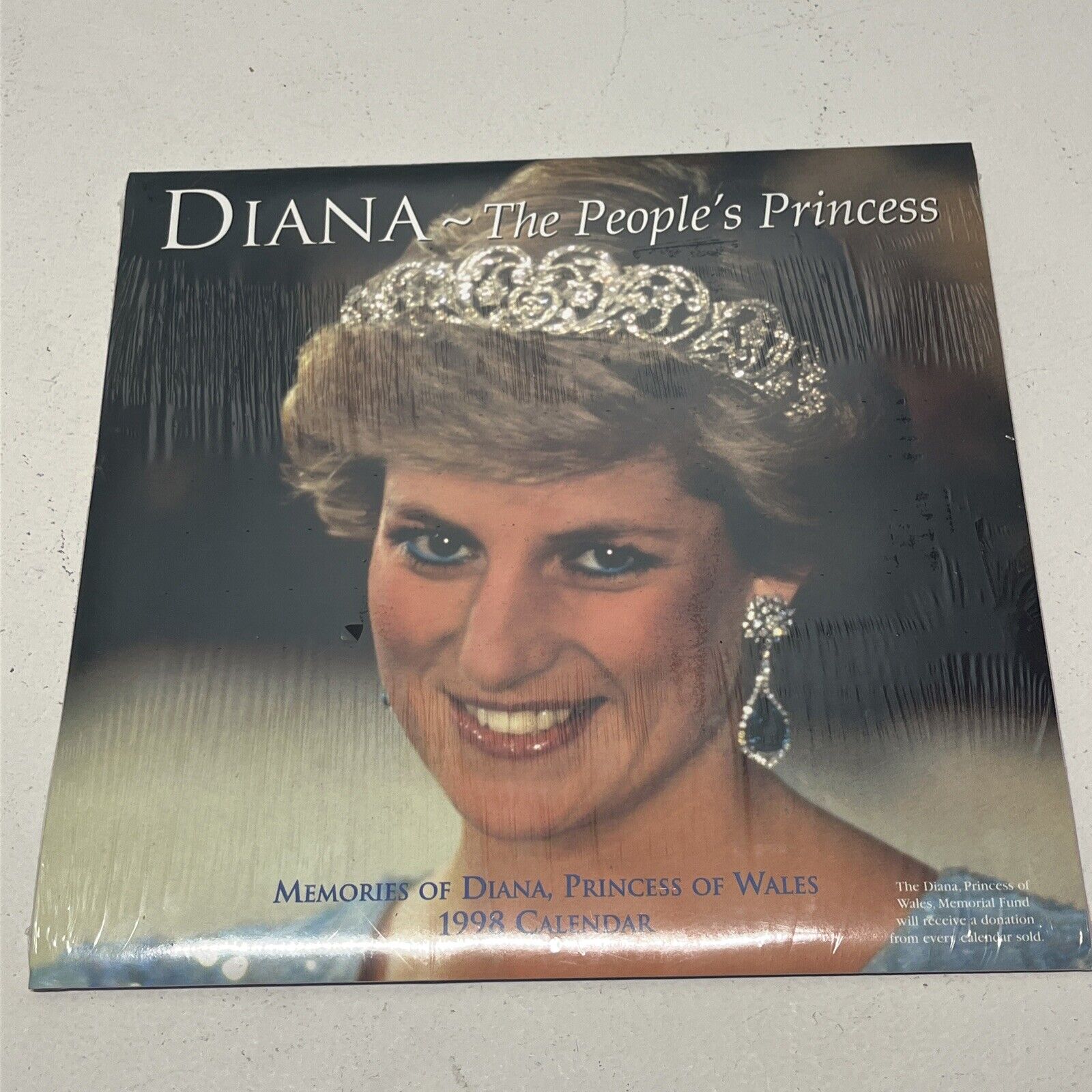Diana The Peoples Princess 1998 Vintage Calendar New Sealed Princess Of Wales