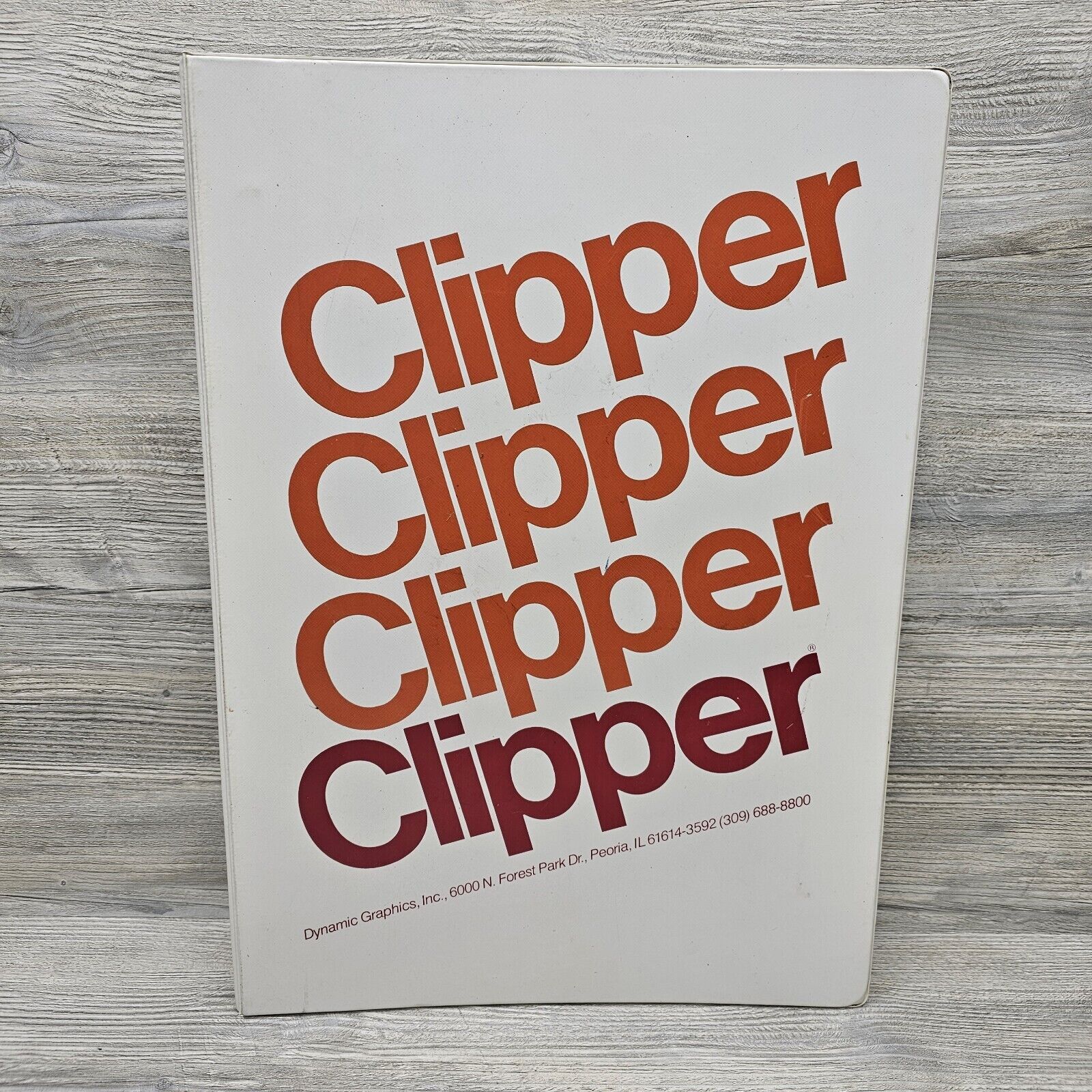 Vintage Dynamic Graphics Clipper Clip Art Book Nov 90 - Oct 91 Creative Service 