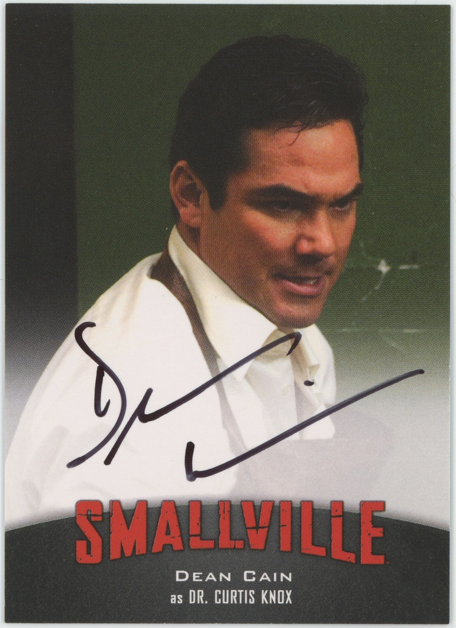 Dean Cain 2012 Cryptozoic Smallville Dr Curtis Knox A10 Auto Signed 25815