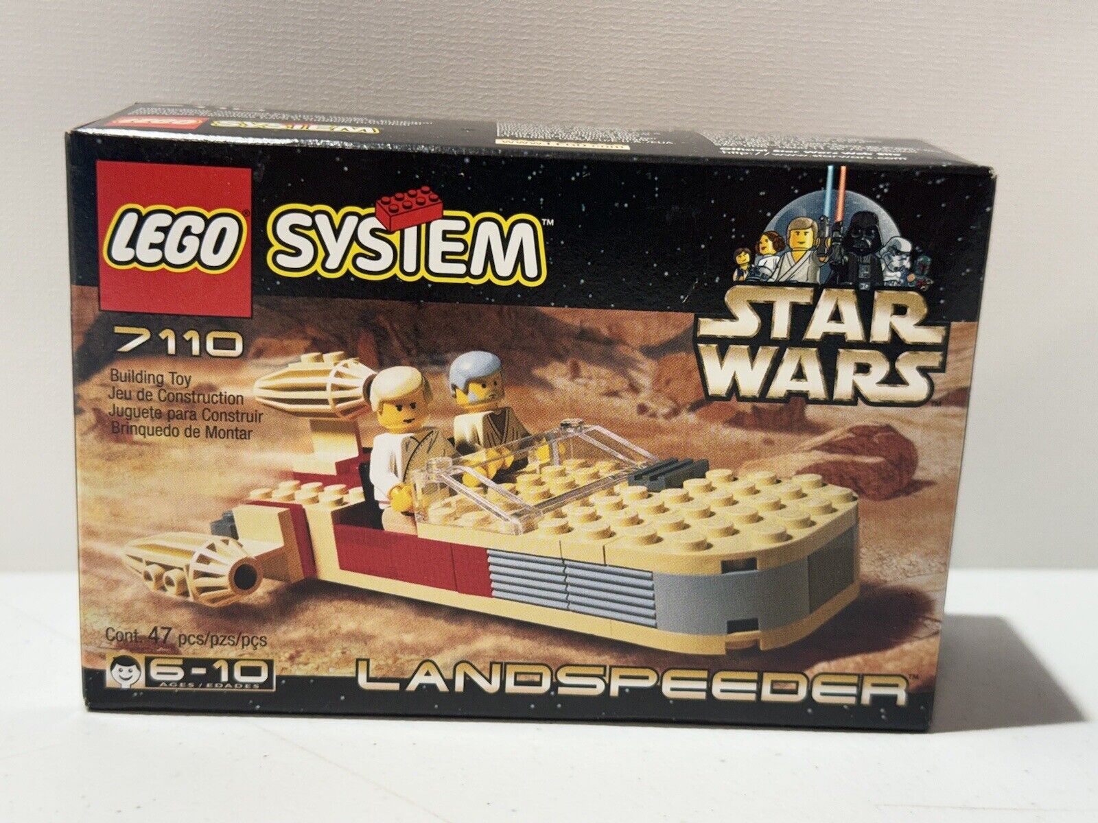 Star Wars Lego Landspeeder w/Luke & Obi-Wan 7110 Rare Retired Factory Sealed New