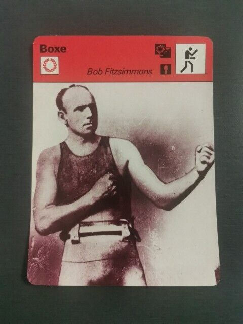 Bob Fitzsimmons Boxing Cards 16cm X 12cm Visit My Sports Cards Store