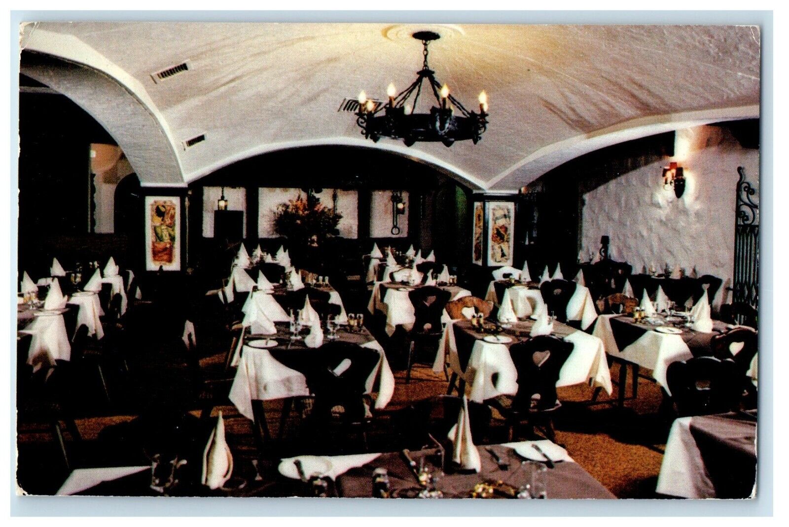 1984 William Tell Restaurant Dining Room Montreal Quebec Canada Posted Postcard