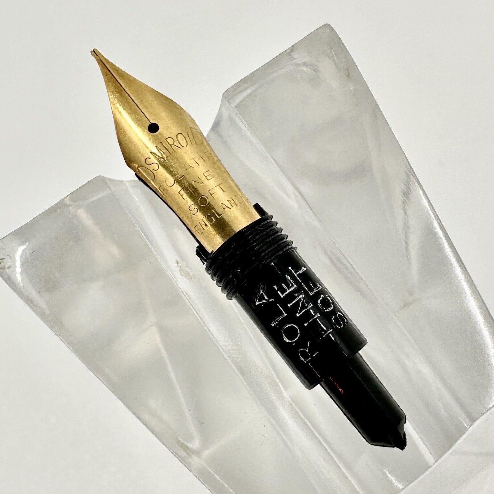 Osmiroid Vintage Rola Fine Soft Nib - Screw In Threaded Fountain Pen Nib Rolatip