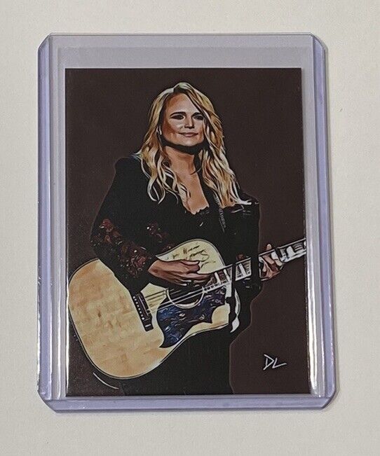 Miranda Lambert Artist Signed Limited Edition “Country Queen” Trading Card 1/10