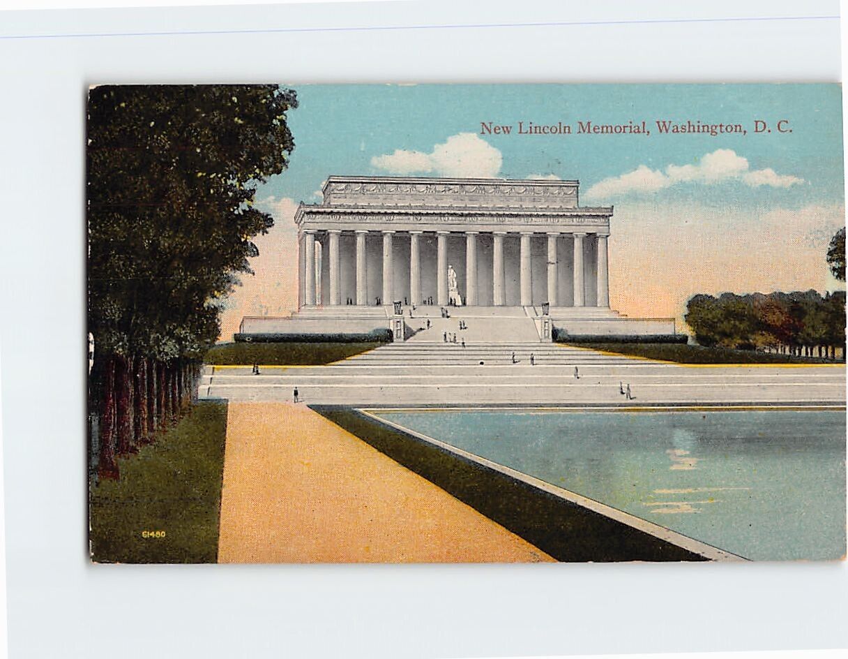 Postcard New Lincoln Memorial Washington DC