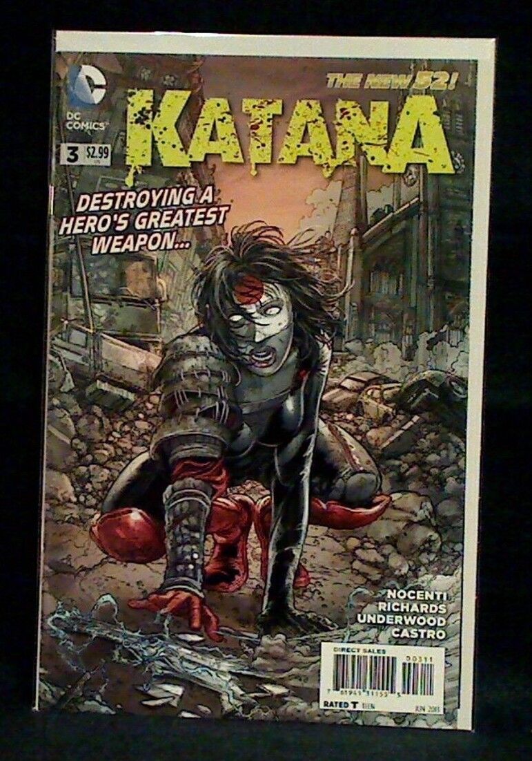 DC Katana #3 Classic Cover by Juan Jose Ryp, New 52