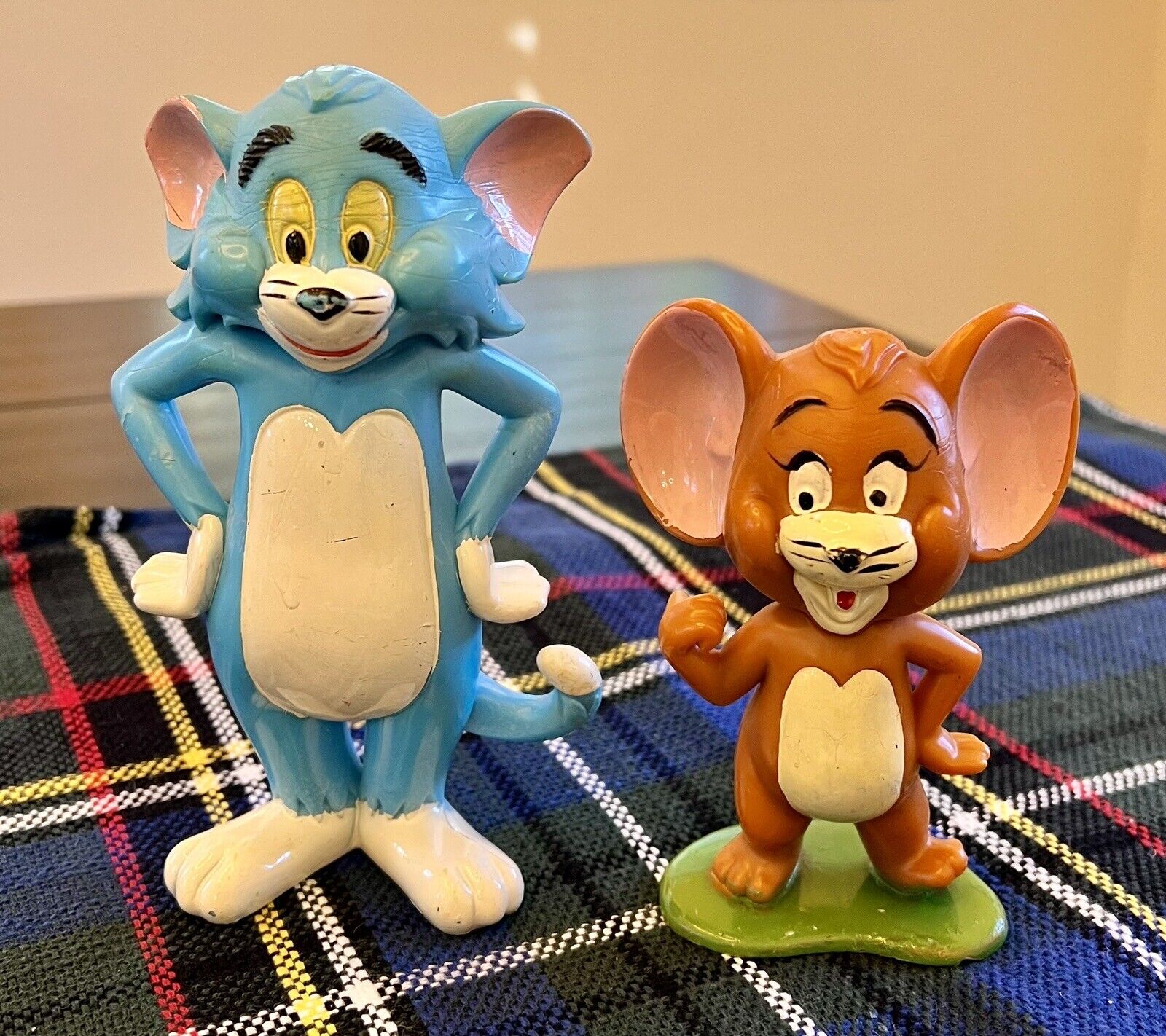 Tom and Jerry Cartoon Show Figures Vintage 1973 Marx Characters