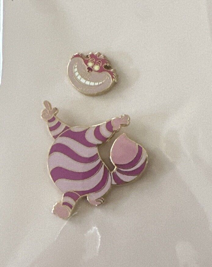 Disney Auctions Cheshire Cat Pin Set Alice in Wonderland 500 Limited Edition LE