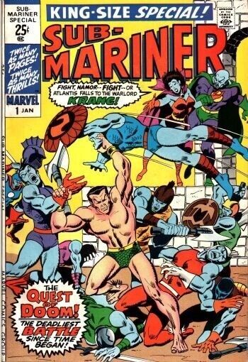 Sub-Mariner (1968) King-Size Special #1 GD-. Stock Image