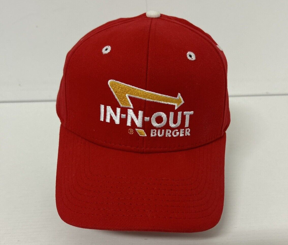 In-N-Out Employee Embroidered Logo Fitted Proflex Hat Cap L/XL Company Gear