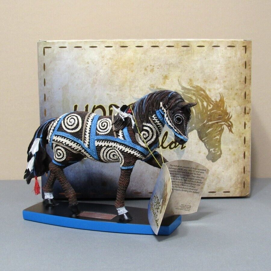 20304 HOHOKAM BASKET #1125/10k Resin Quarter Horse Of A Different Color Figurine