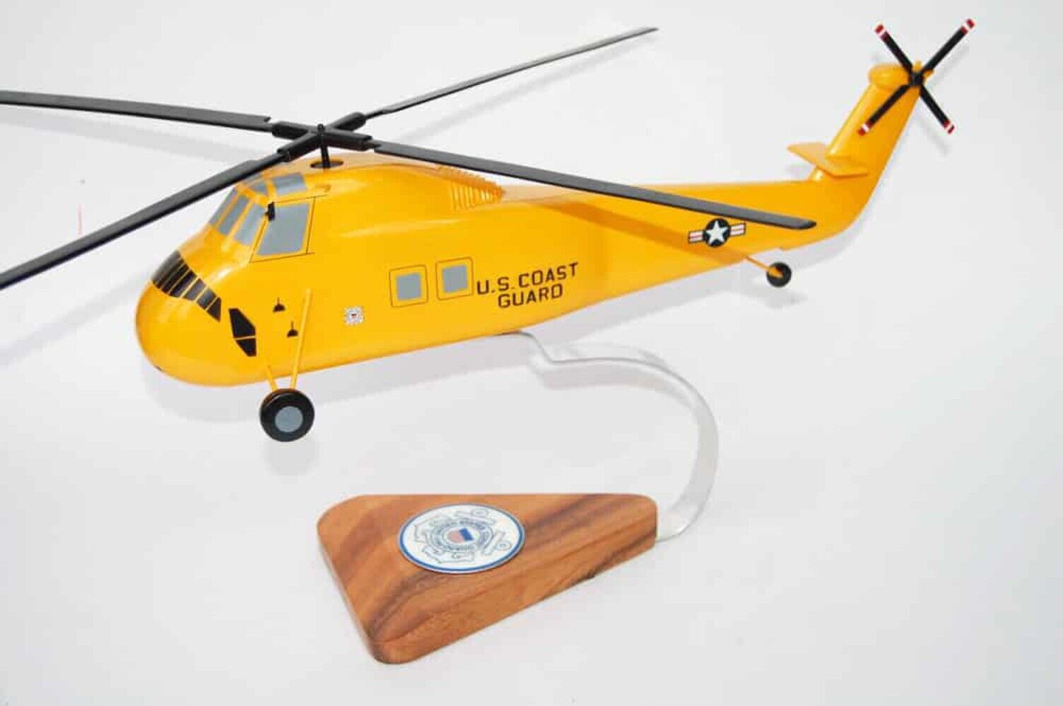 Sikorsky® H-34 US Coast Guard Model, Mahogany Scale Model