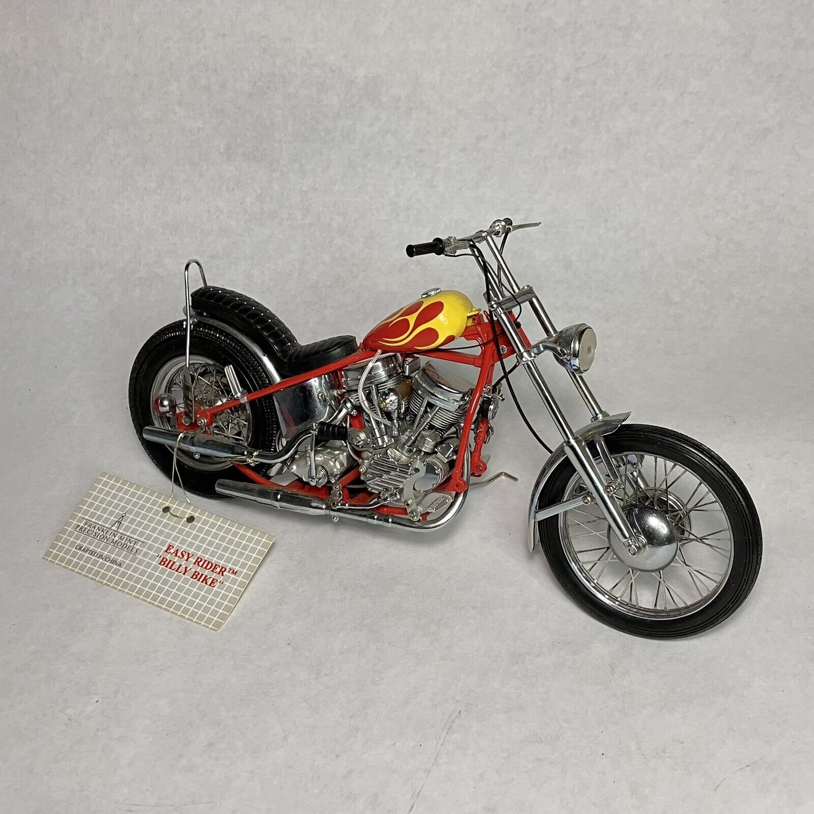 Franklin Mint 1969 Harley Davidson Easy Rider Billy Bike 1:10