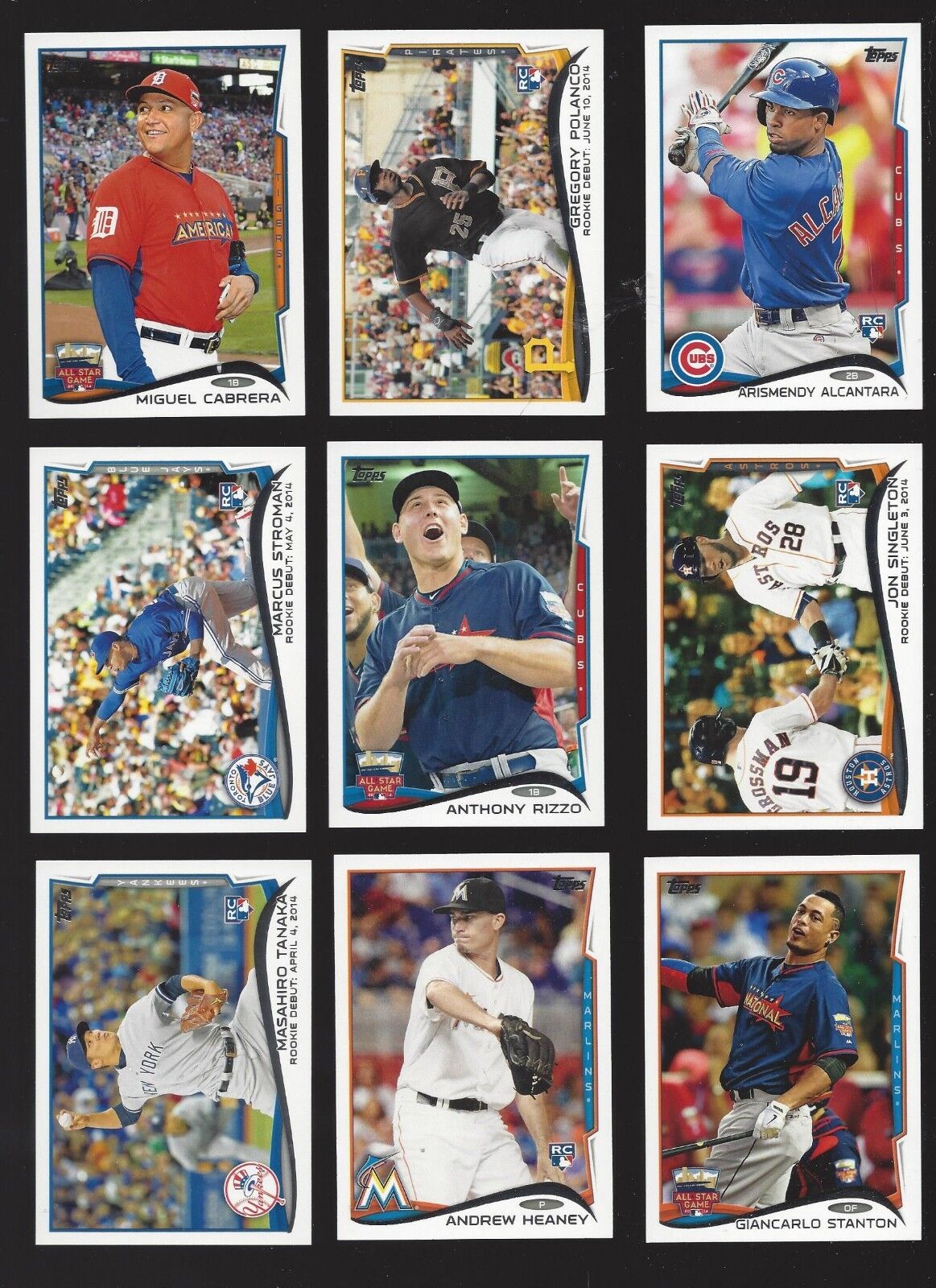 2014 TOPPS UPDATE #\'s 90-330 ( ROOKIE RC\'s, STARS ) - WHO DO YOU NEED