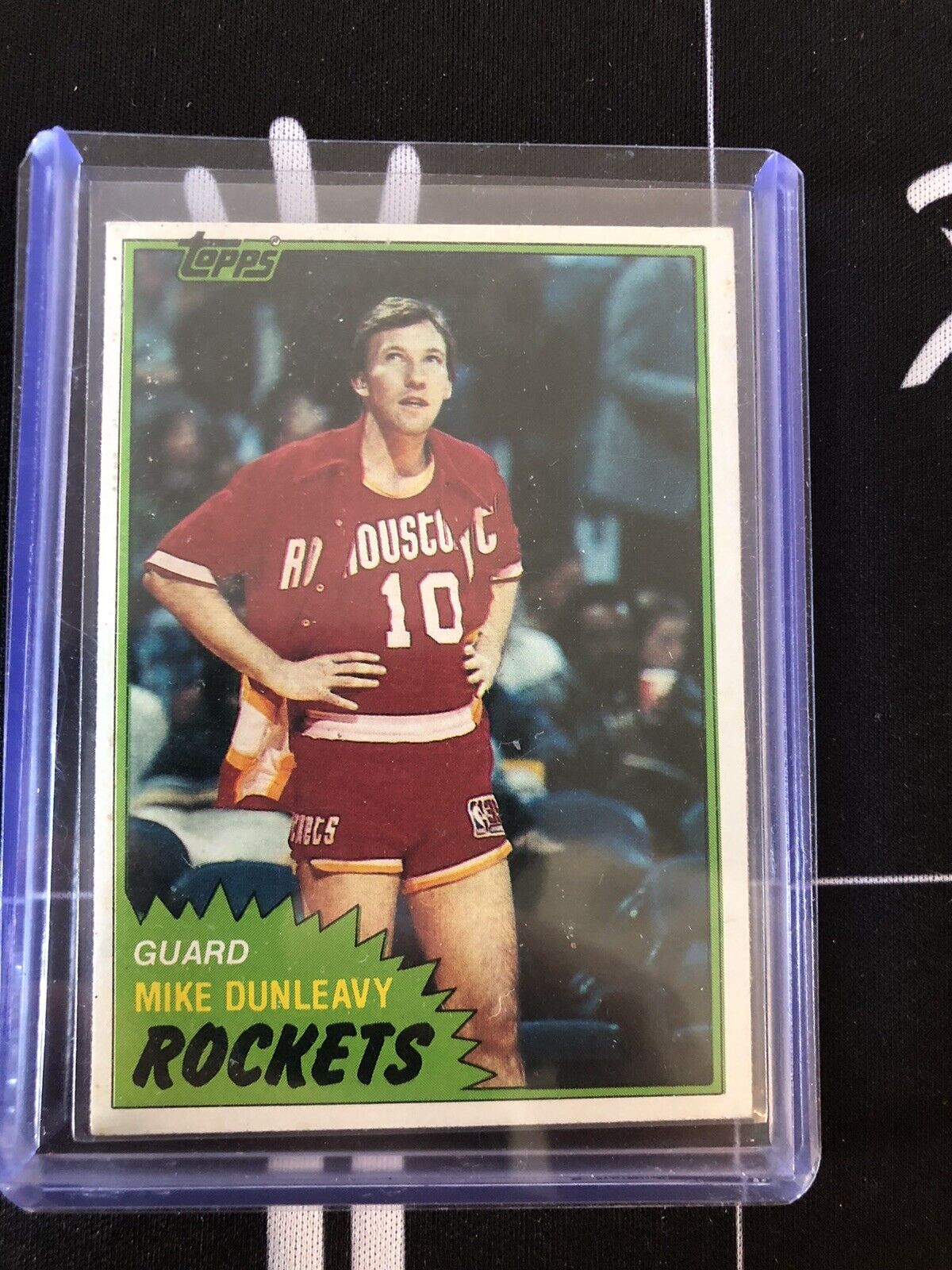 1981-82 Topps Mike Dunleavy Sr. . Houston Rockets Rookie Card RC NBA #85