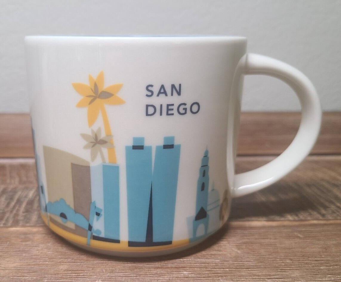 Starbucks Coffee 2014 You Are Here Collection San Diego 14 oz Mug Cup