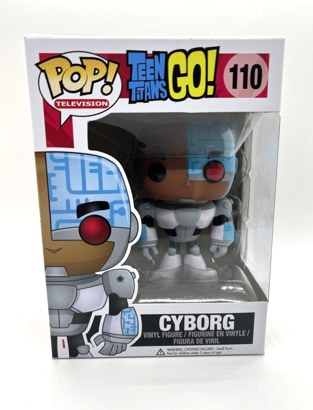Funko POP Teen Titans Go Cyborg 110 Vaulted Dmg Box