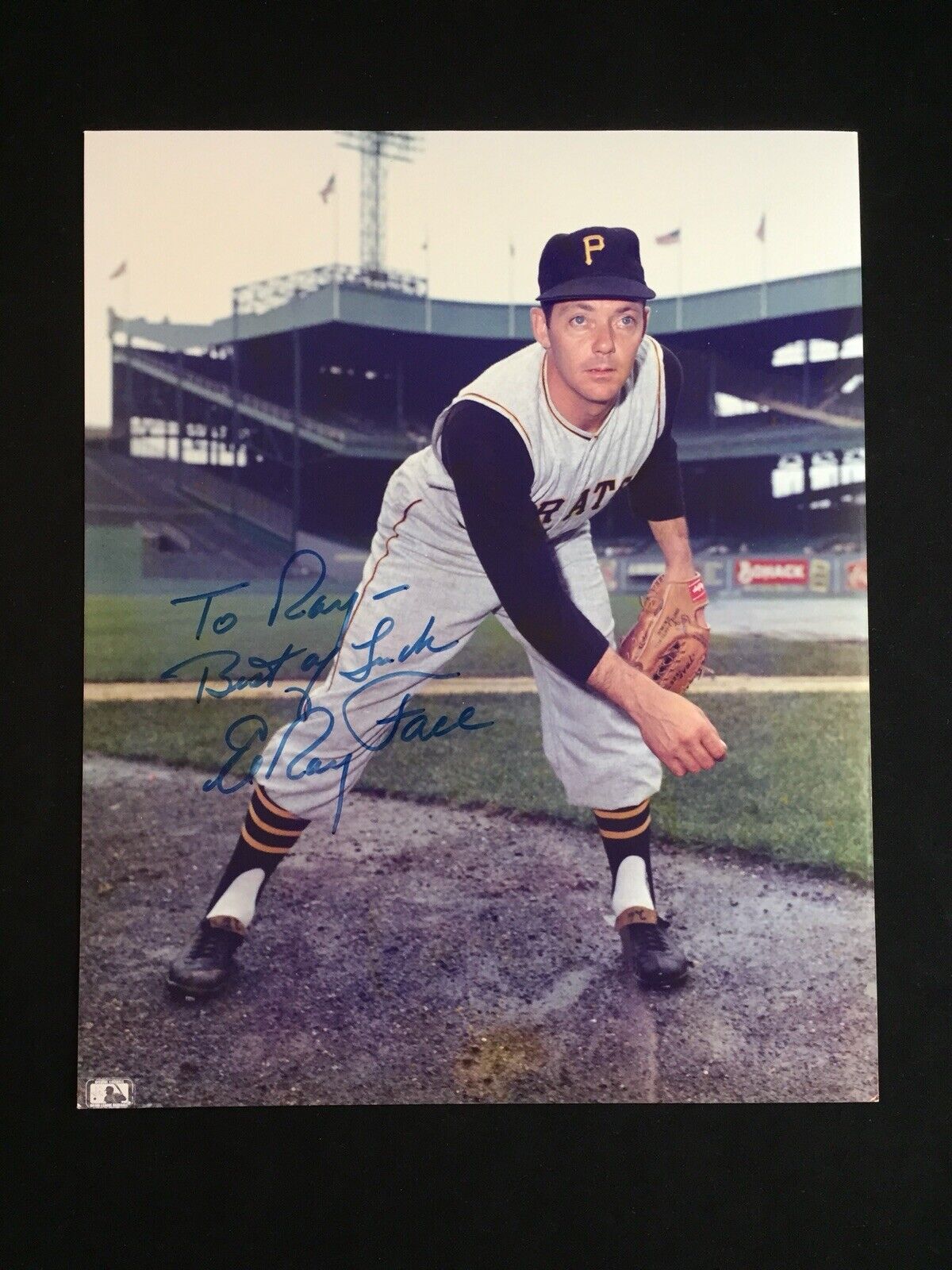Elroy Face Pittsburgh Pirates Autographed Photo