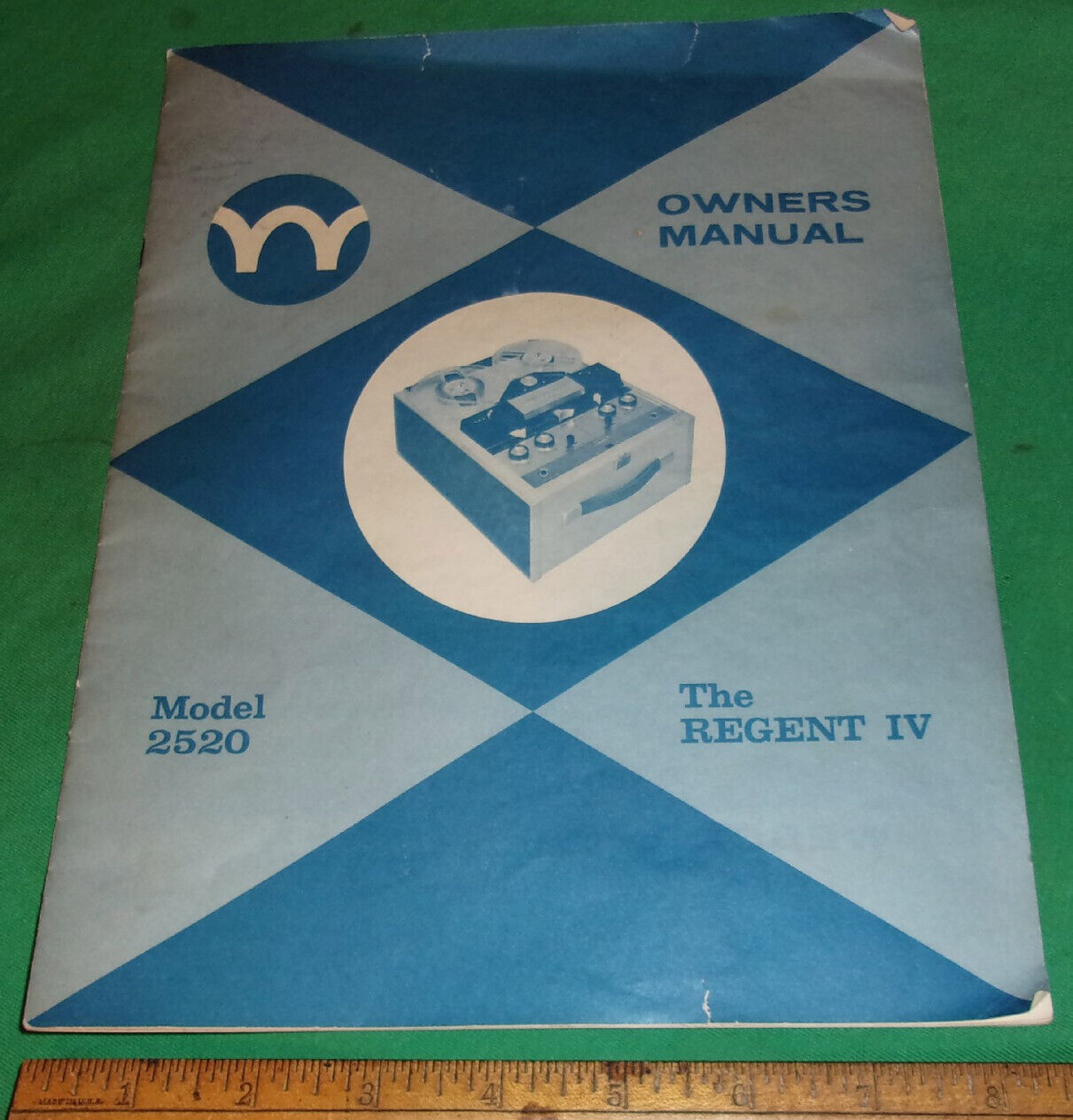 Vintage WEBCOR REGENT IV (Model 2520) OWNERS MANUAL Clean