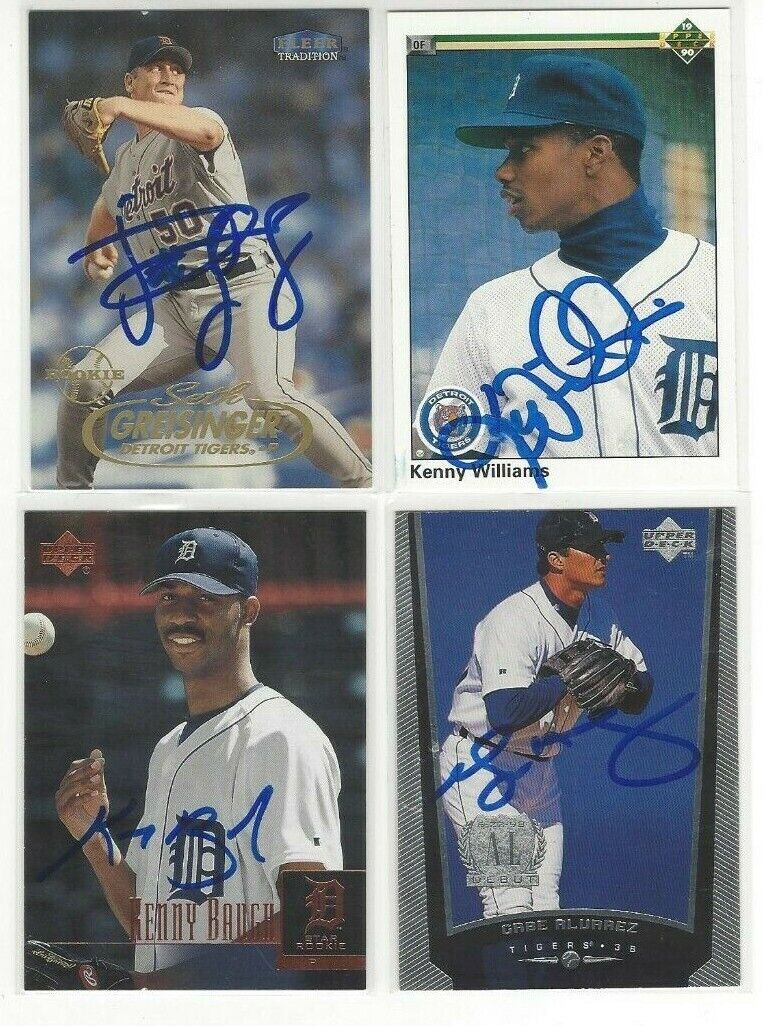  1999 Upper Deck #99 Gabe Alvarez Signed Baseball Card Detroit  