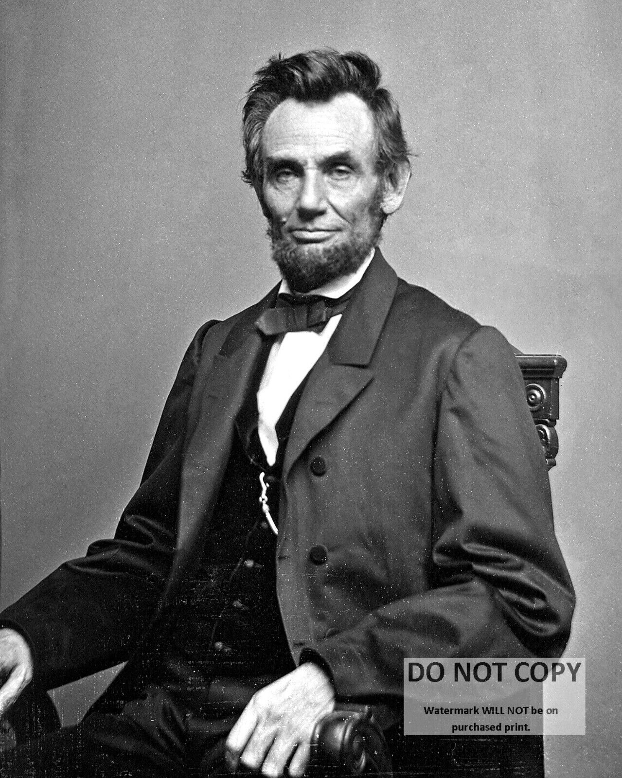 PRESIDENT ABRAHAM LINCOLN IN 1864 - 8X10 PHOTO (RT642)